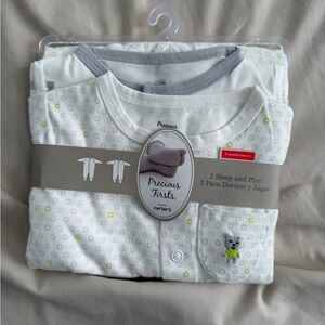 Precious Firsts Neutral Pajama Set size 6M